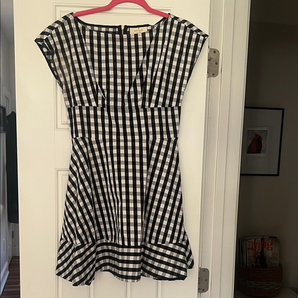 Kate Spade Monochrome Checkered dress